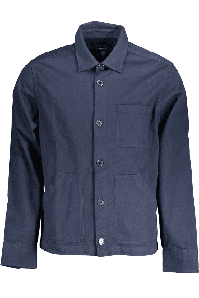 792GANT CAMICIA MANICHE LUNGHE UOMO BLU