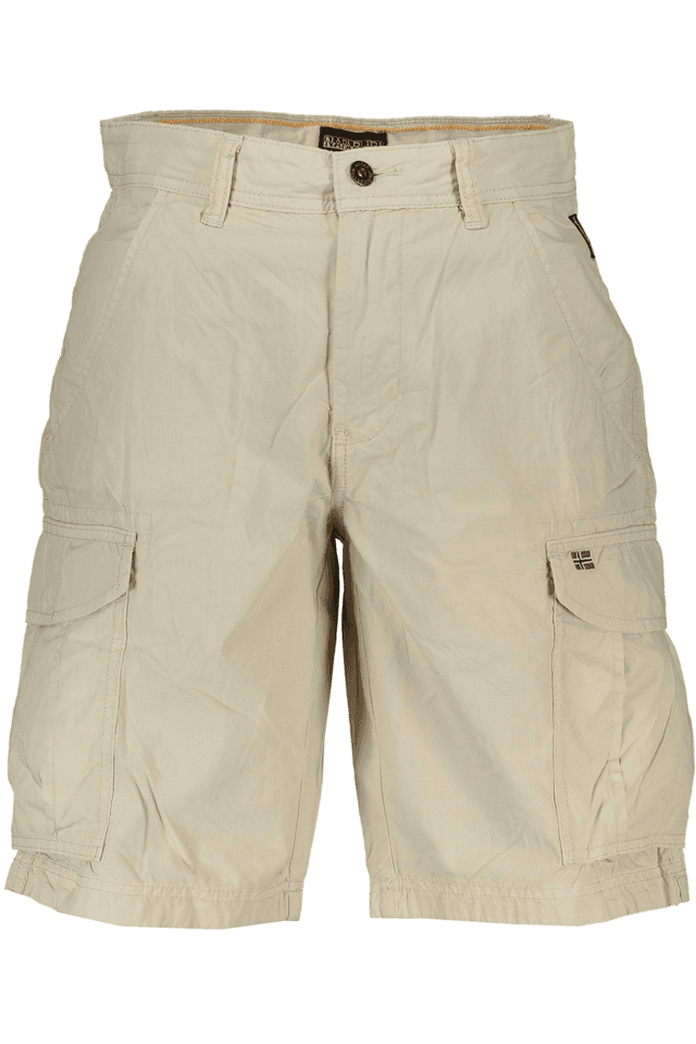 8320NAPAPIJRI PANTALONE BERMUDA UOMO BEIGE