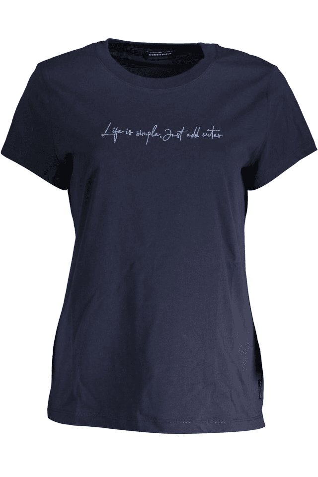 3653NORTH SAILS T-SHIRT MANICHE CORTE DONNA BLU