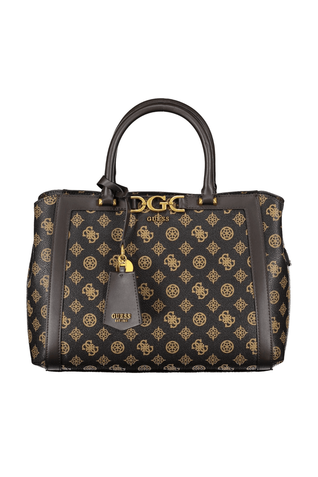 6876GUESS JEANS BORSA DONNA MARRONE