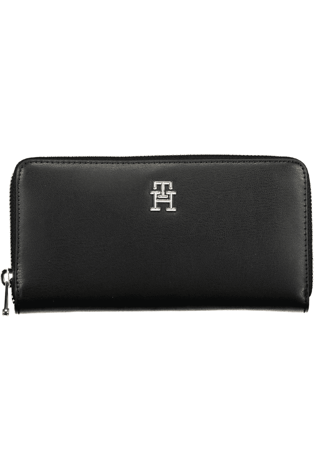 2845TOMMY HILFIGER PORTAFOGLIO DONNA NERO