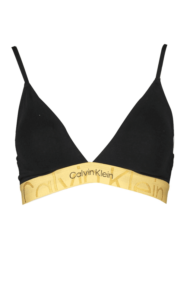 3231CALVIN KLEIN REGGISENO A TRIANGOLO DONNA NERO