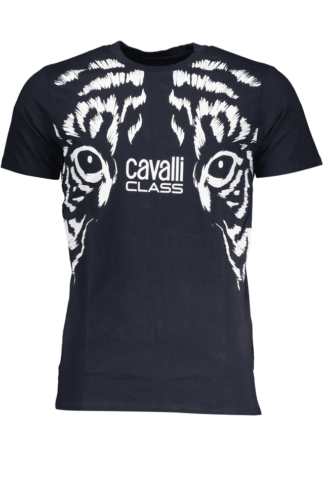 7862CAVALLI CLASS T-SHIRT MANICHE CORTE UOMO BLU