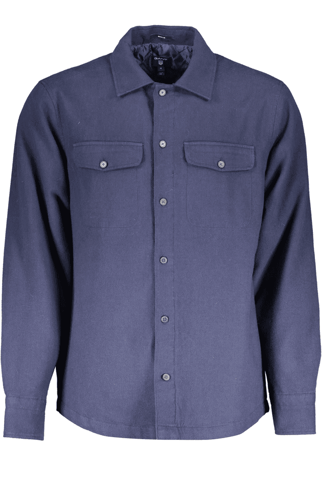 780GANT CAMICIA MANICHE LUNGHE UOMO BLU