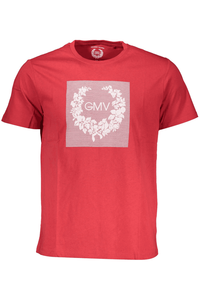 3973GIAN MARCO VENTURI T-SHIRT MANICHE CORTE UOMO ROSSO