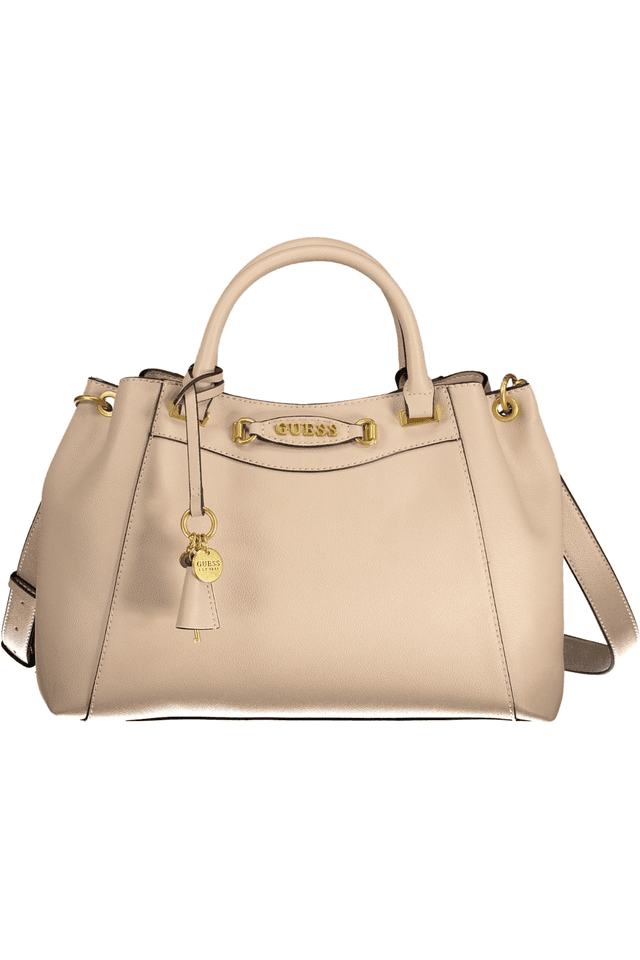 10019GUESS JEANS BORSA DONNA BEIGE
