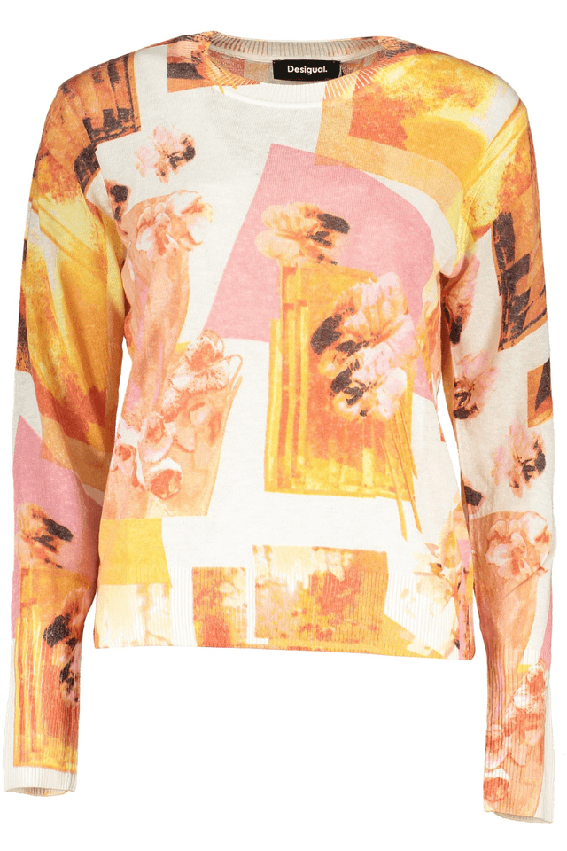 5527DESIGUAL MAGLIA DONNA BIANCO