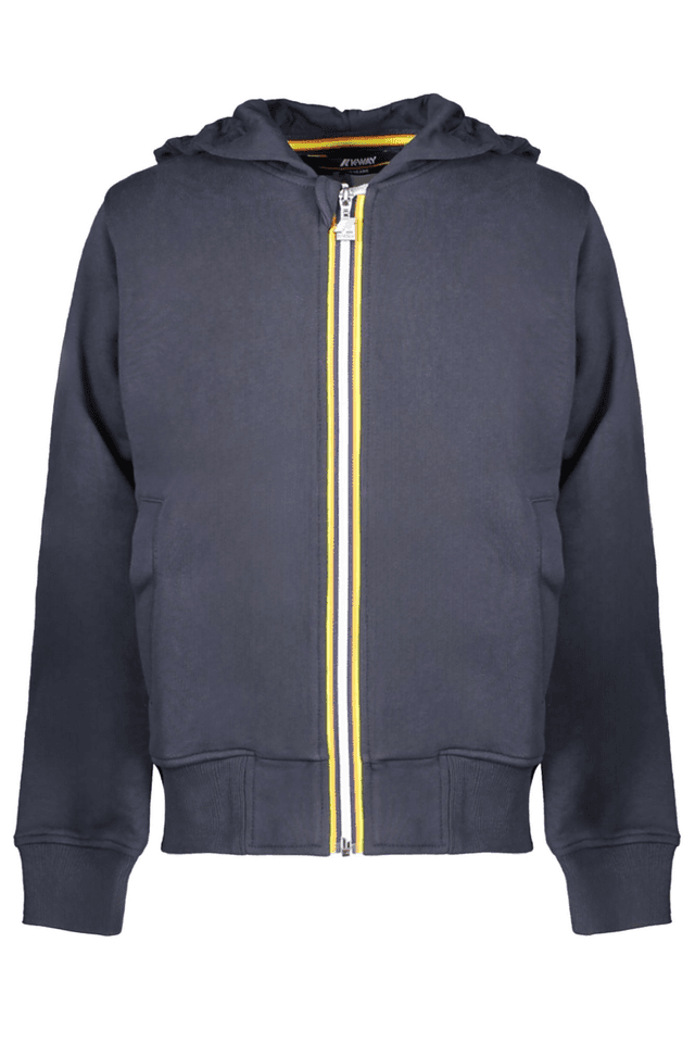 9103K-WAY FELPA CON ZIP BAMBINO BLU