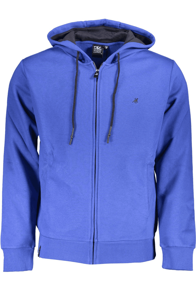 4822U.S. GRAND POLO FELPA CON ZIP UOMO BLU