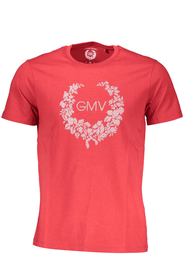 3978GIAN MARCO VENTURI T-SHIRT MANICHE CORTE UOMO ROSSO