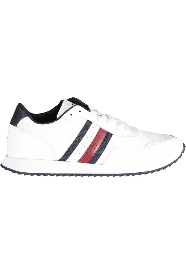 9672TOMMY HILFIGER CALZATURA SPORTIVA UOMO BIANCO