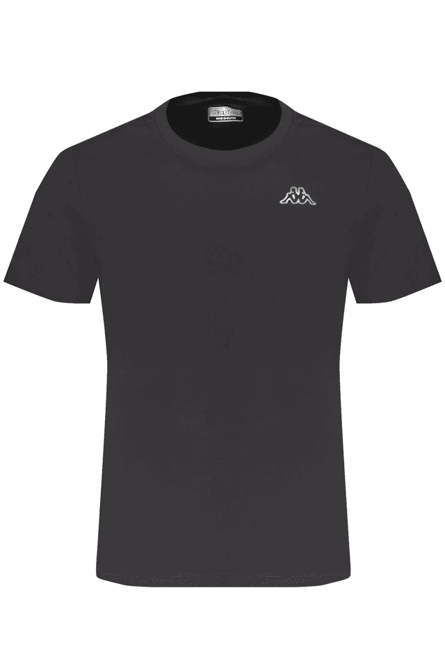 9933KAPPA T-SHIRT MANICHE CORTE UOMO NERO