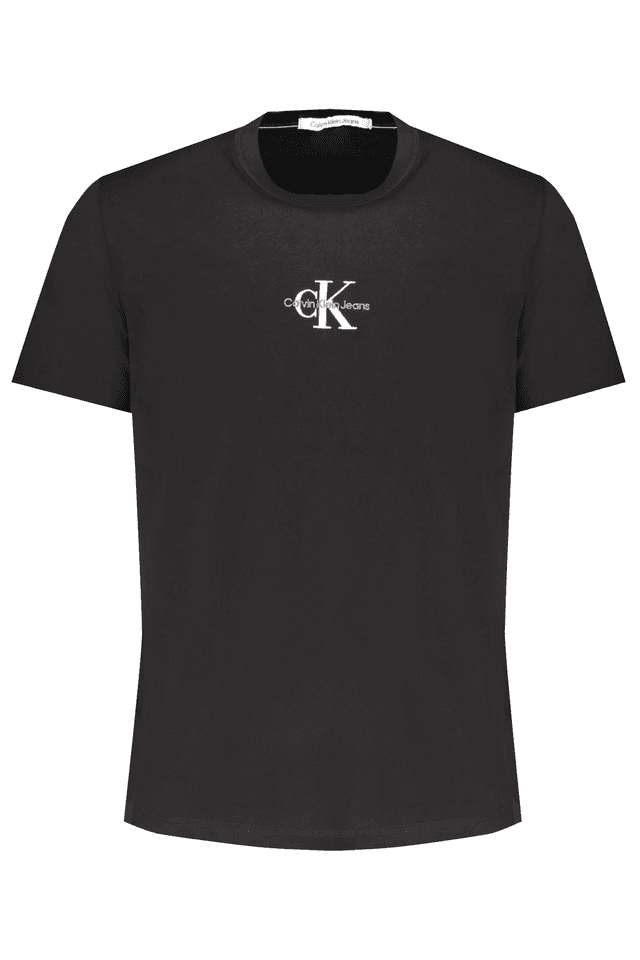9813CALVIN KLEIN T-SHIRT MANICHE CORTE UOMO NERO