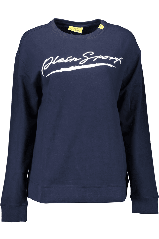 1093PLEIN SPORT FELPA SENZA ZIP DONNA BLU