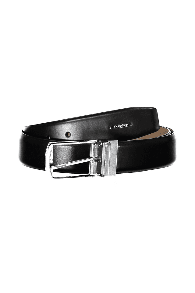 CALVIN KLEIN CINTURA IN PELLE UOMO NERO