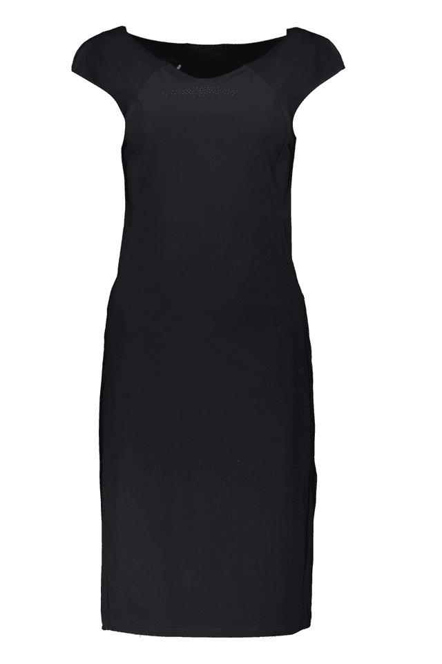 7673PATRIZIA PEPE ABITO CLASSICO DONNA NERO