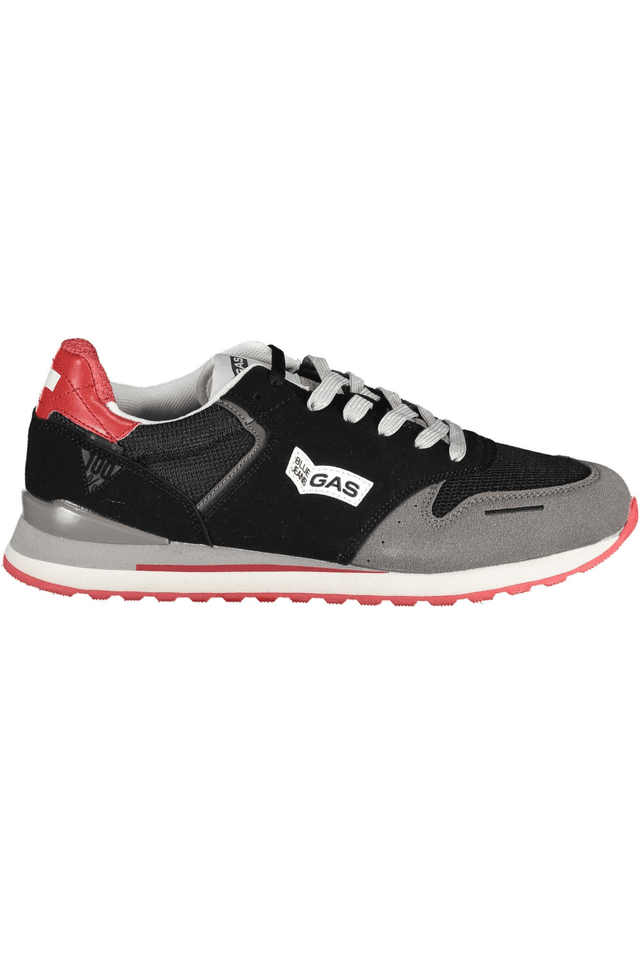 4372GAS CALZATURA SPORTIVA UOMO NERO