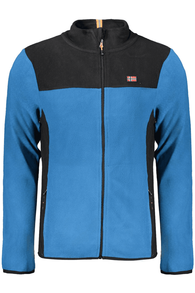 10181NORWAY 1963 FELPA CON ZIP UOMO BLU