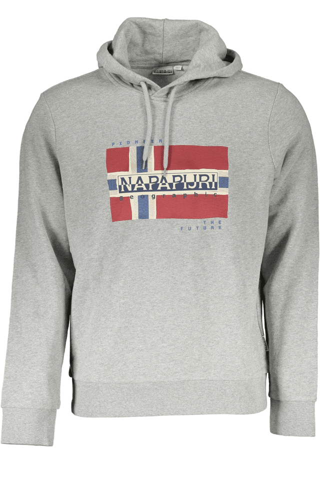 645NAPAPIJRI FELPA SENZA ZIP UOMO GRIGIO
