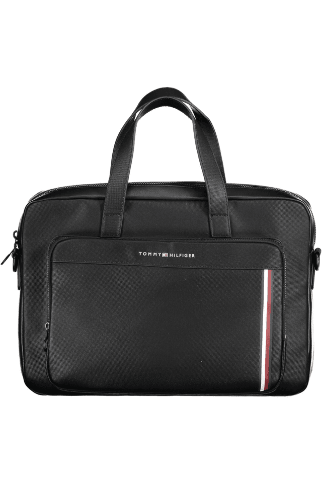 4479TOMMY HILFIGER CARTELLA UOMO NERO