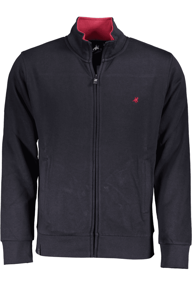 4836U.S. GRAND POLO FELPA CON ZIP UOMO BLU