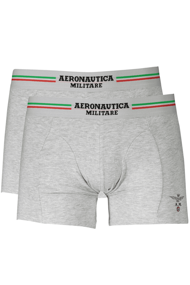 497AERONAUTICA MILITARE BOXER UOMO GRIGIO