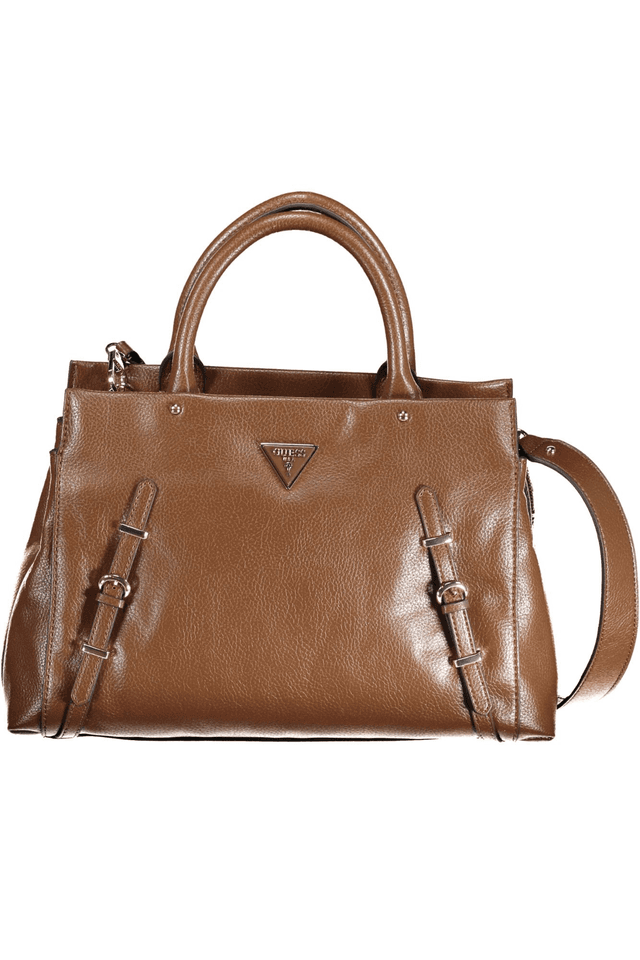 10032GUESS JEANS BORSA DONNA MARRONE
