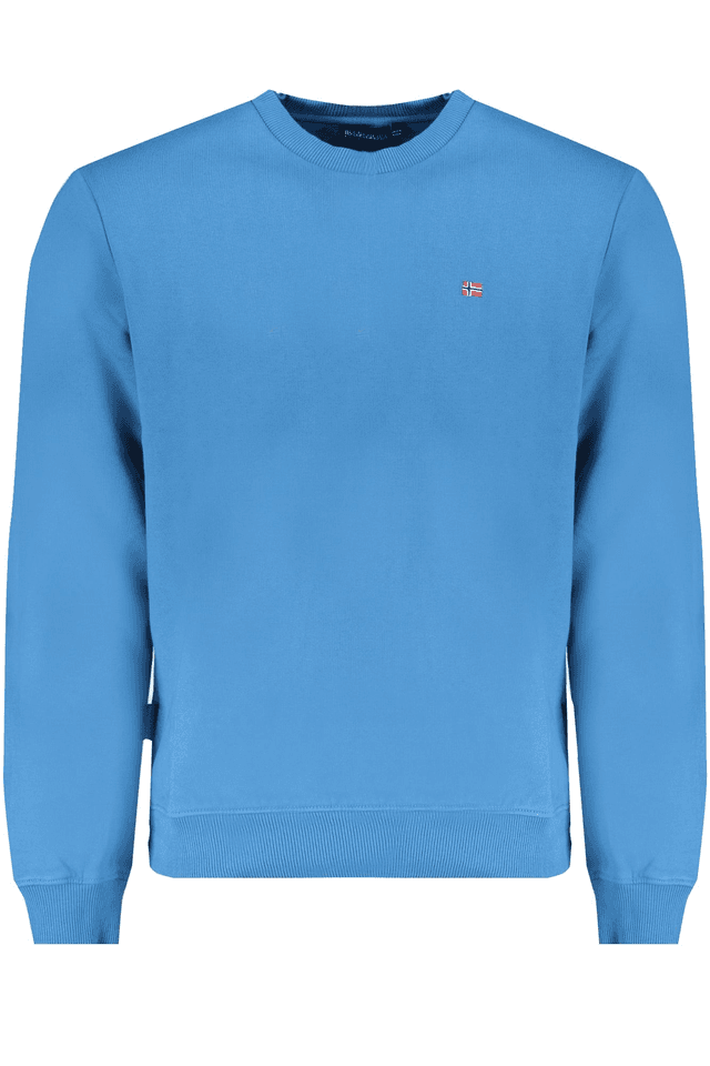 9926NAPAPIJRI FELPA SENZA ZIP UOMO BLU