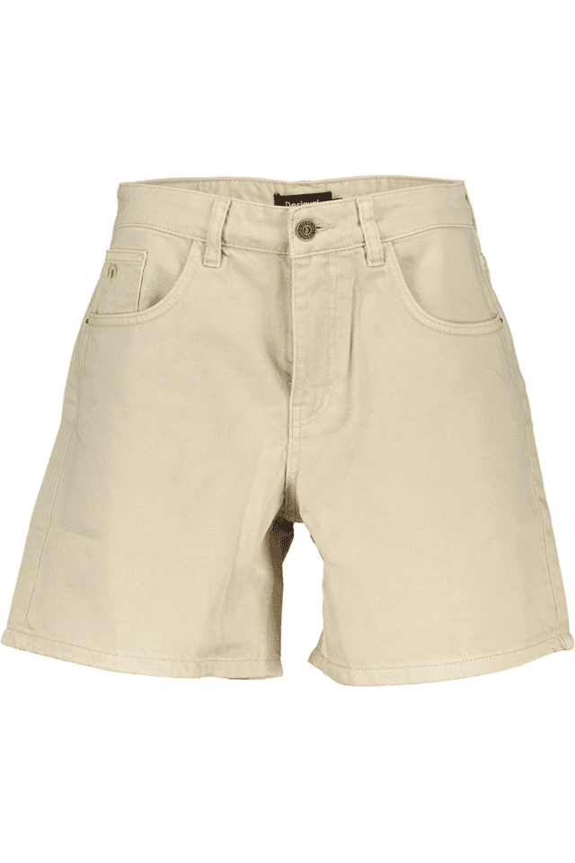 8200DESIGUAL JEANS SHORT DONNA BEIGE