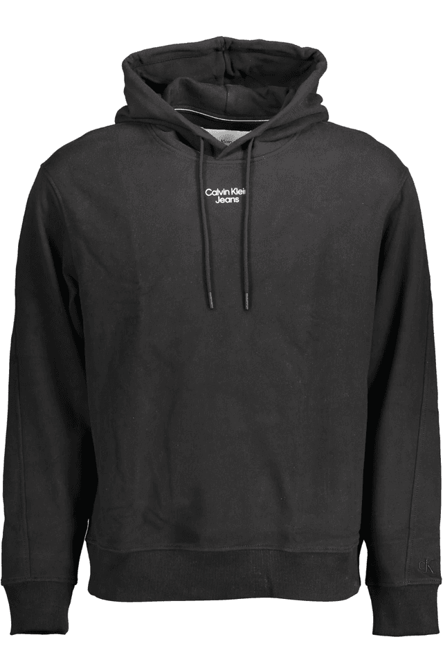 1425CALVIN KLEIN FELPA SENZA ZIP UOMO NERO