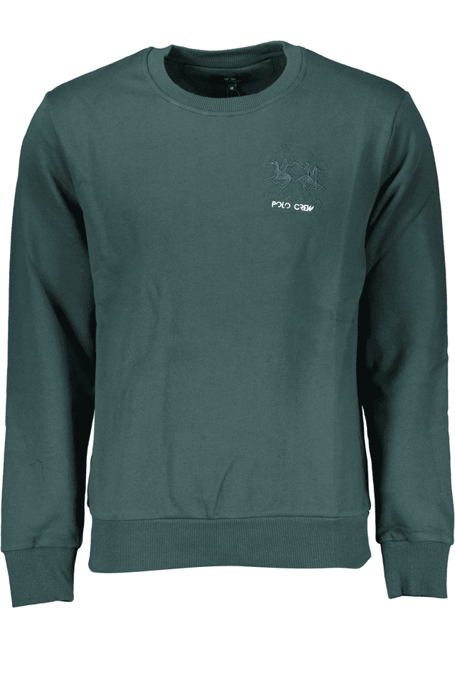 6941LA MARTINA FELPA SENZA ZIP UOMO VERDE