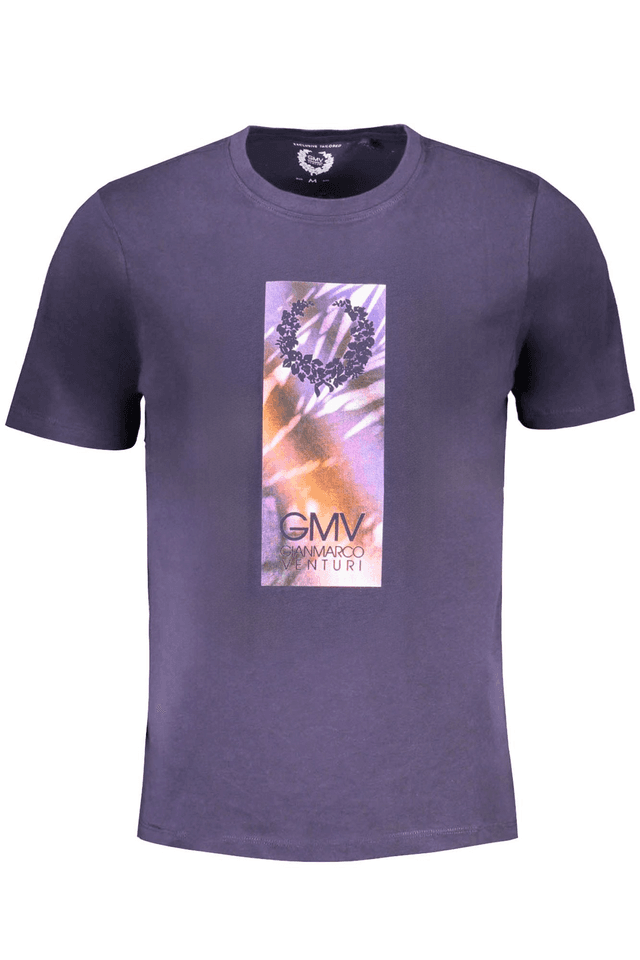 9568GIAN MARCO VENTURI T-SHIRT MANICHE CORTE UOMO BLU
