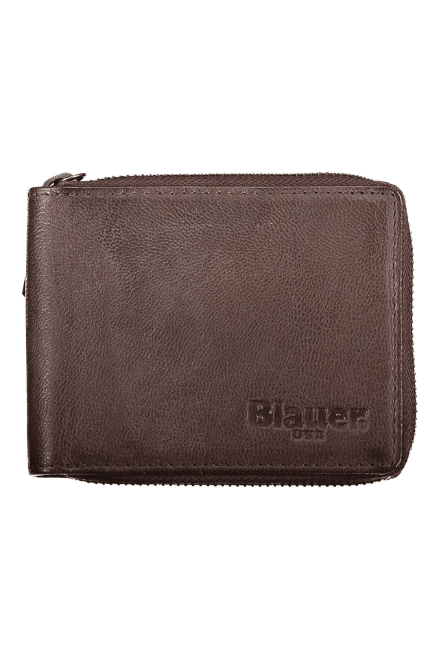 7242BLAUER PORTAFOGLIO UOMO MARRONE