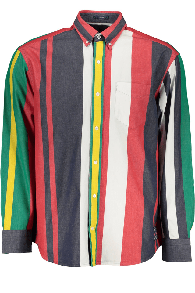 1996GANT CAMICIA MANICHE LUNGHE UOMO BLU