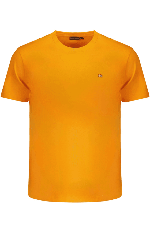 9962NAPAPIJRI T-SHIRT MANICHE CORTE UOMO ARANCIO
