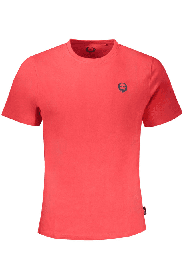 9604GIAN MARCO VENTURI T-SHIRT MANICHE CORTE UOMO ROSSO