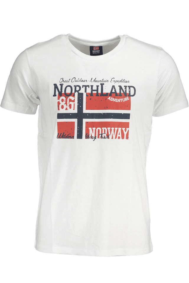 3952NORWAY 1963 T-SHIRT MANICHE CORTE UOMO BIANCO