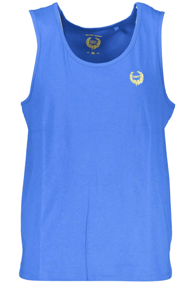 3992GIAN MARCO VENTURI CANOTTA UOMO BLU