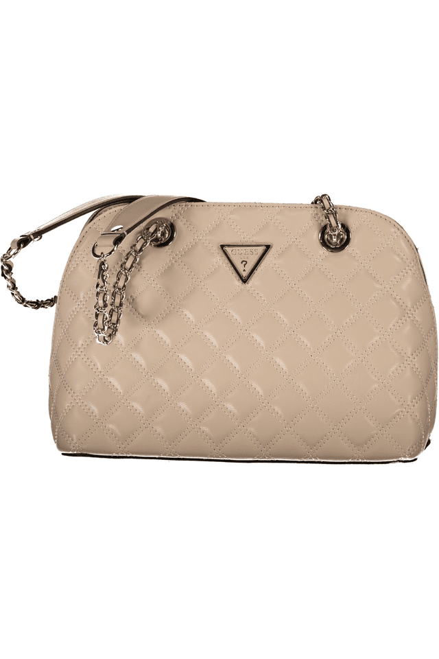 10029GUESS JEANS BORSA DONNA BEIGE