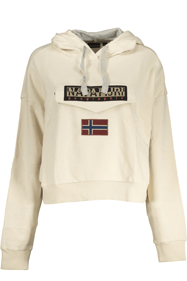 7791NAPAPIJRI FELPA SENZA ZIP DONNA BEIGE
