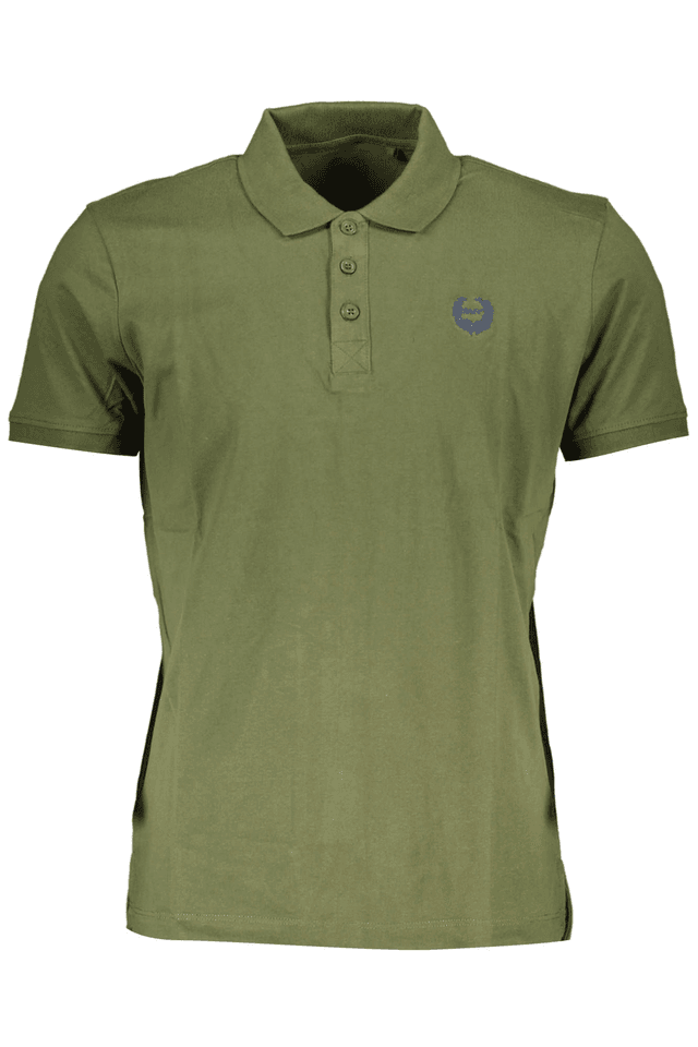 4022GIAN MARCO VENTURI POLO MANICHE CORTE UOMO VERDE