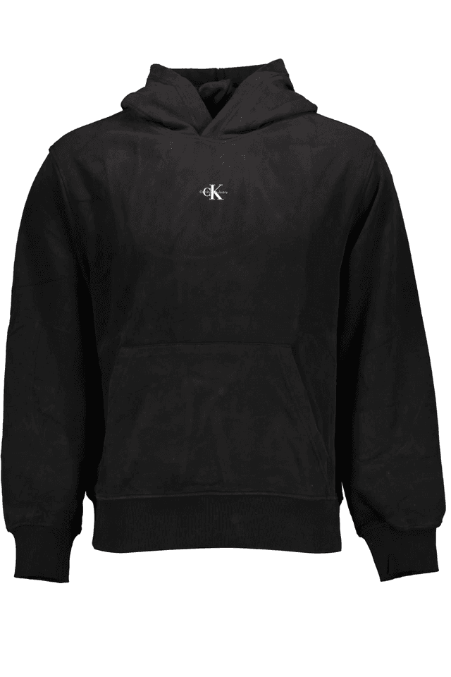 2984CALVIN KLEIN FELPA SENZA ZIP UOMO NERO