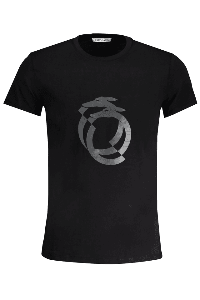 8885TRUSSARDI T-SHIRT MANICHE CORTE UOMO NERO