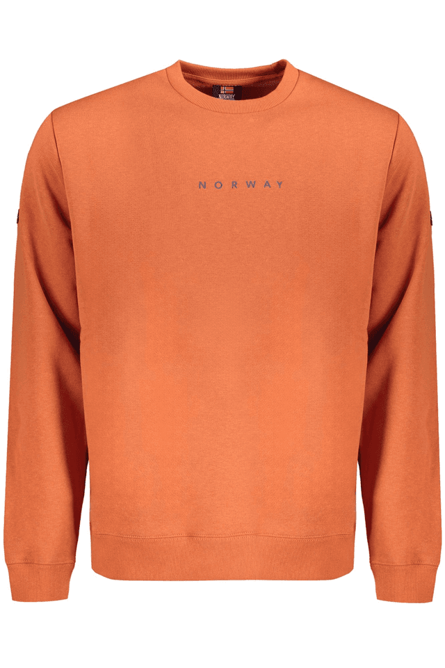 10111NORWAY 1963 FELPA SENZA ZIP UOMO MARRONE