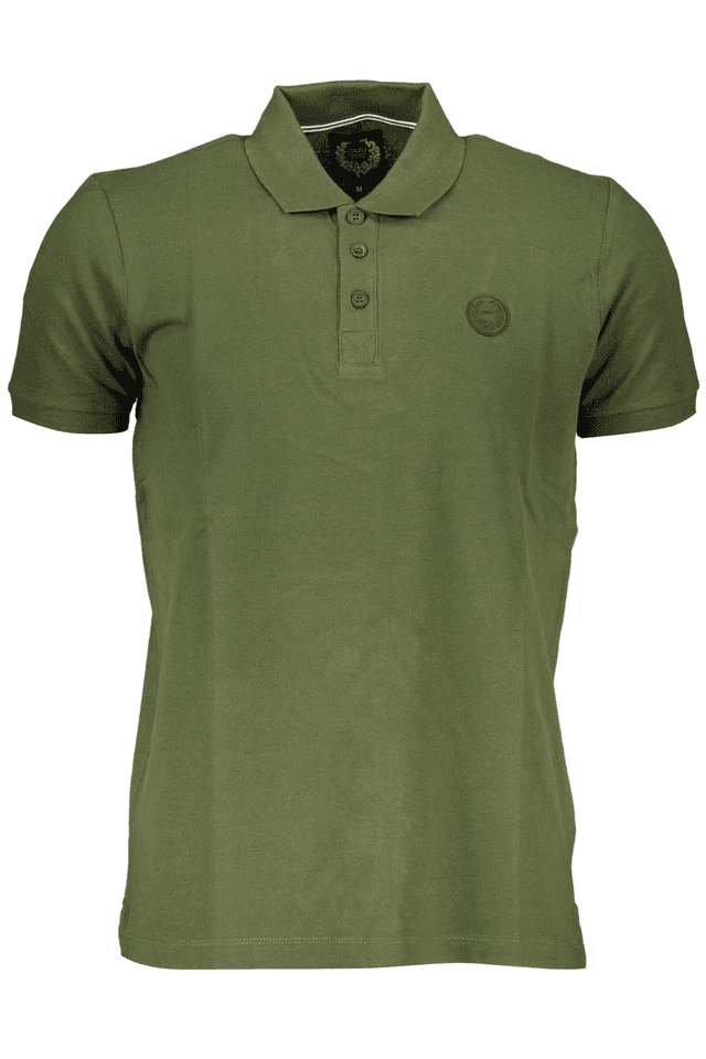 4025GIAN MARCO VENTURI POLO MANICHE CORTE UOMO VERDE