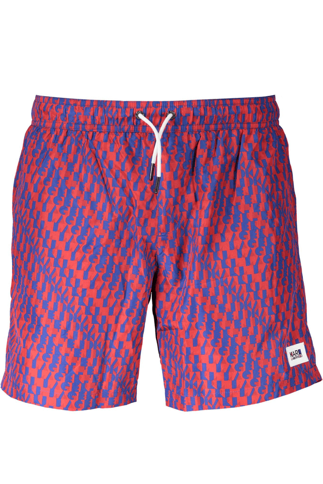 1037KARL LAGERFELD BEACHWEAR COSTUME PARTE SOTTO UOMO ROSSO