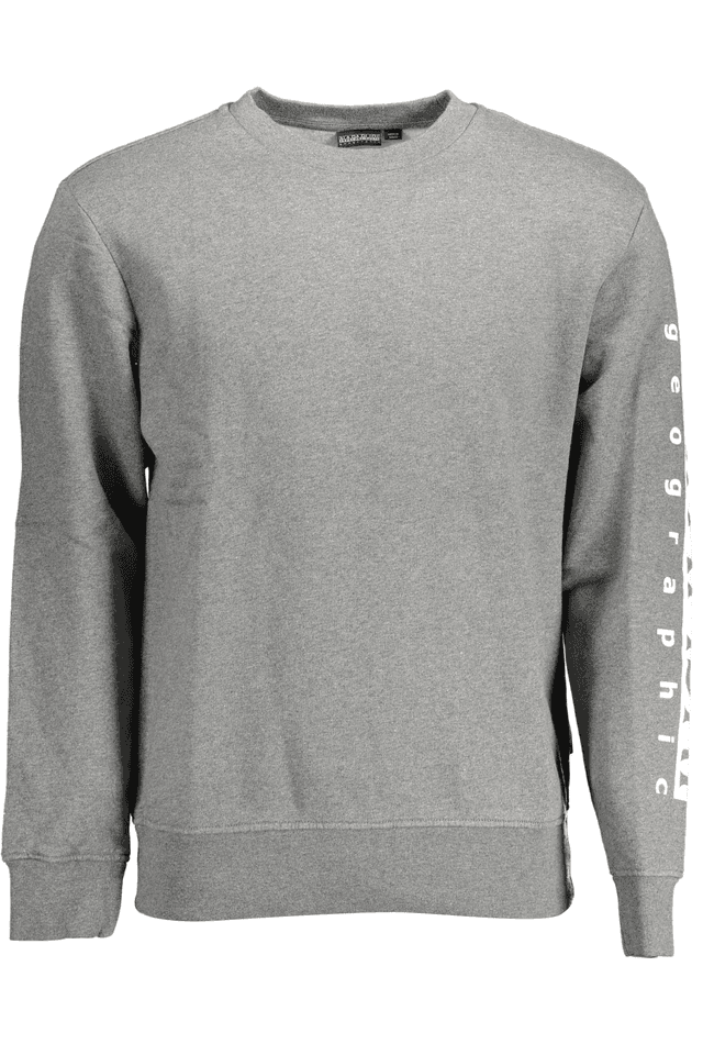2117NAPAPIJRI FELPA SENZA ZIP UOMO GRIGIO