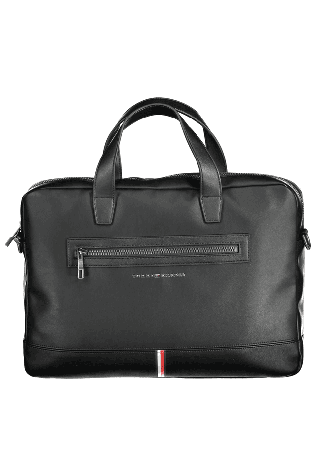 3703TOMMY HILFIGER CARTELLA UOMO NERO