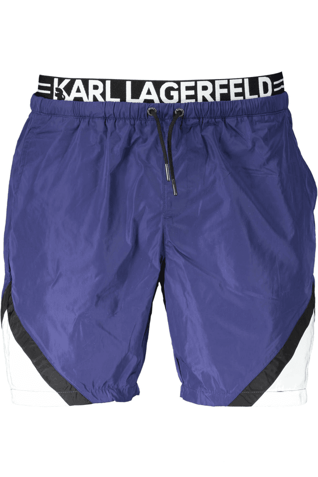 619KARL LAGERFELD BEACHWEAR COSTUME PARTE SOTTO UOMO BLU