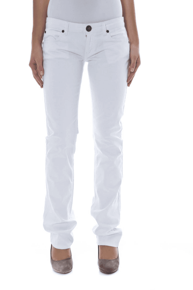 909PHARD PANTALONE DONNA BIANCO